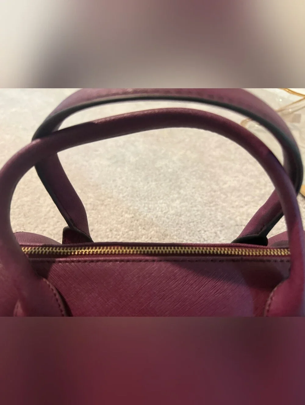 Women's TOMMY HILFIGER Satchel Bag in Deep Plum